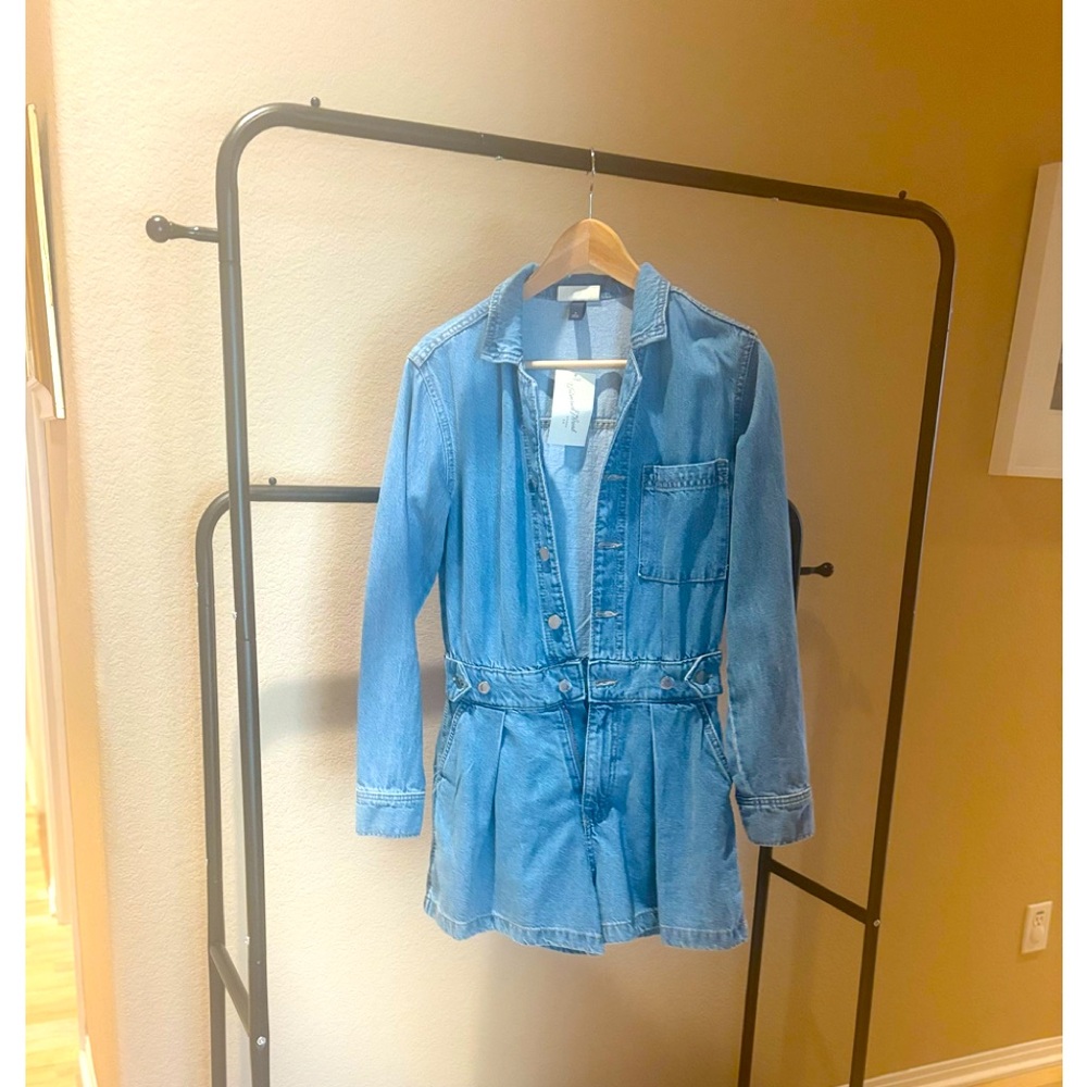 Denim shorts dress